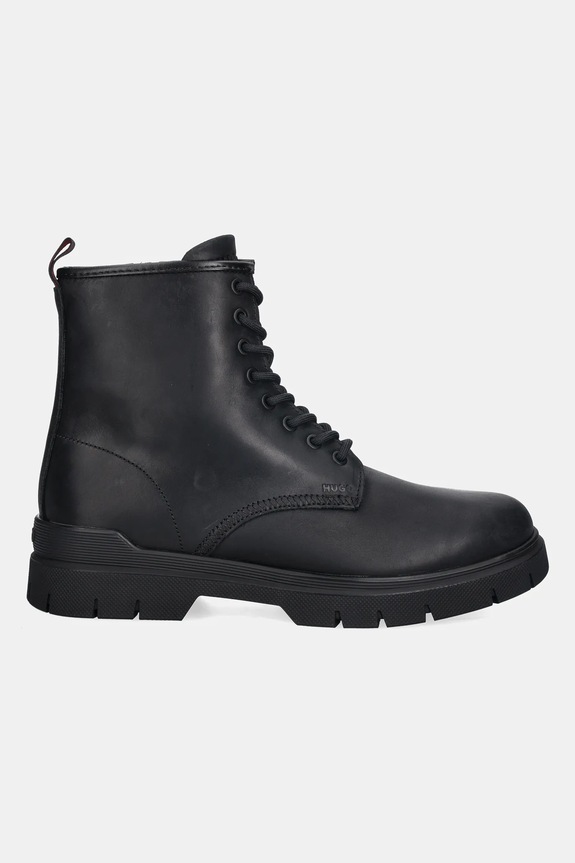 Kožená obuv HUGO Ryan 50552696.001 čierna AW25