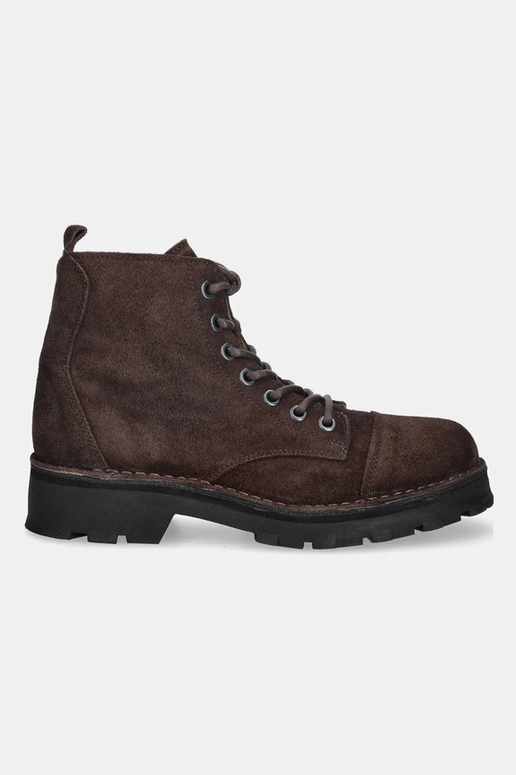Fly London buty zamszowe KELF167FLY P211167001 brązowy AW25