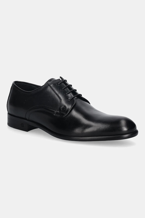 Kožené poltopánky Baldinini elegantné čierna U6B003P1VITE.0000