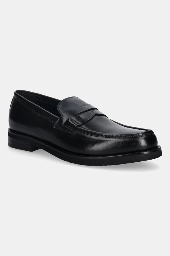 Kožené mokasíny Baldinini elegantné čierna U6B015P1VITE.0000