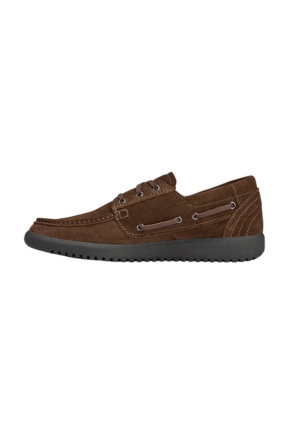 adidas Originals sneakers din piele întoarsă Lytham Spzl maro JR1542