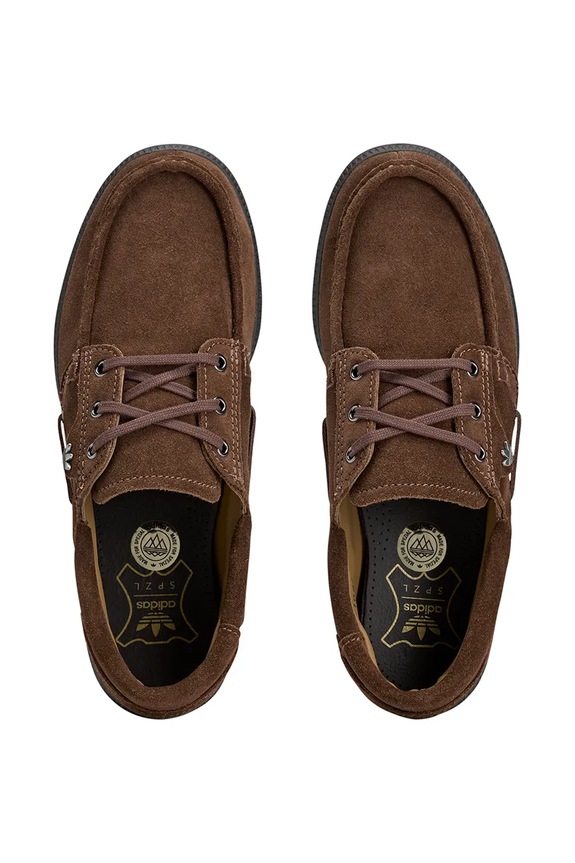 adidas Originals sneakers din piele întoarsă Lytham Spzl JR1542 maro