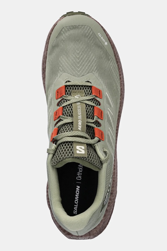 Salomon pantofi de alergat AERO BLAZE 3 GRVL GTX verde L47978500