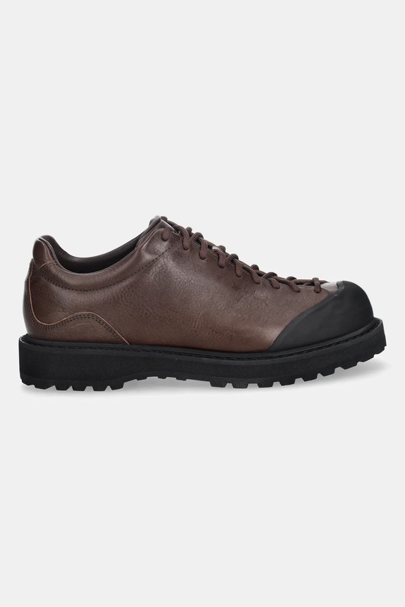 Diemme pantofi de piele ampezzo DI25FWAMM.F01L011MOG maro AW25