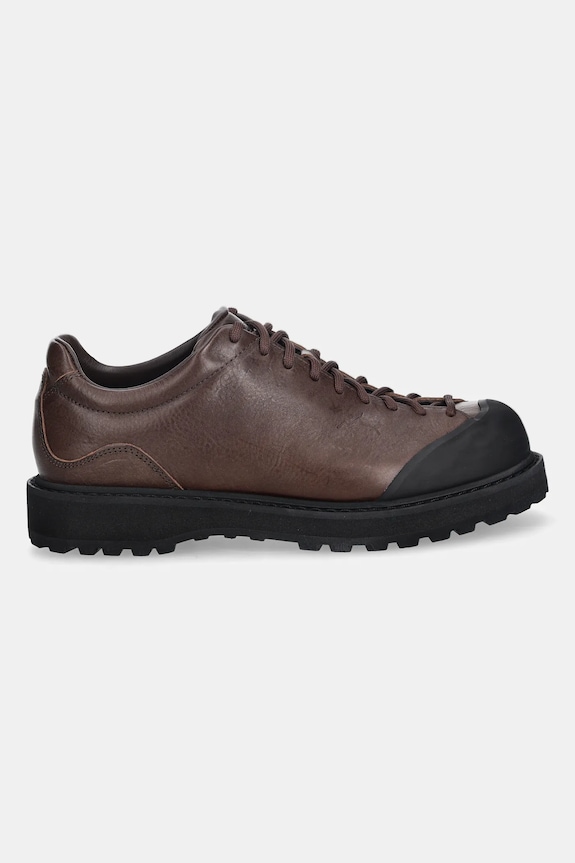 Diemme pantofi de piele ampezzo DI25FWAMM.F01L011MOG maro AW25