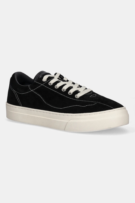 Stepney Workers Club tenisówki zamszowe Omni Dellow Silk Suede skóra zamszowa czarny OM01015