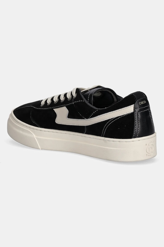 Obuwie Stepney Workers Club sneakersy zamszowe Omni Dellow S-Strike Silk Suede OM03015 czarny