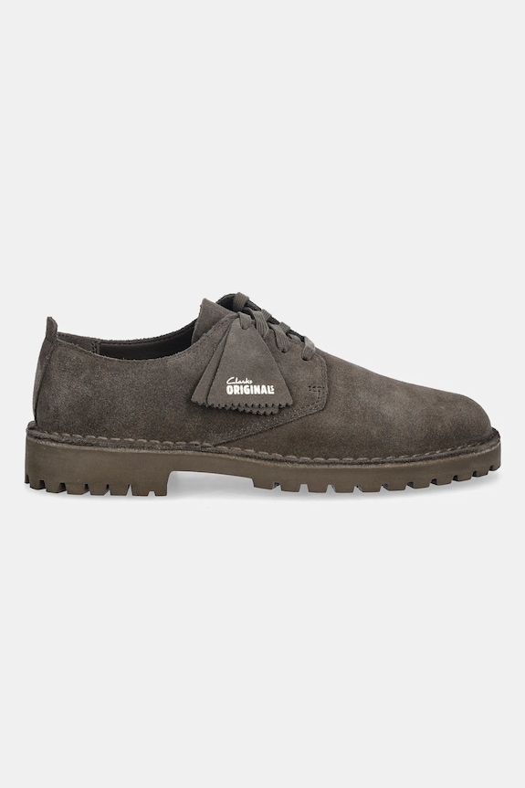 Cipele od brušene kože Clarks Originals Desert Rock Lo 26178198 smeđa AW25
