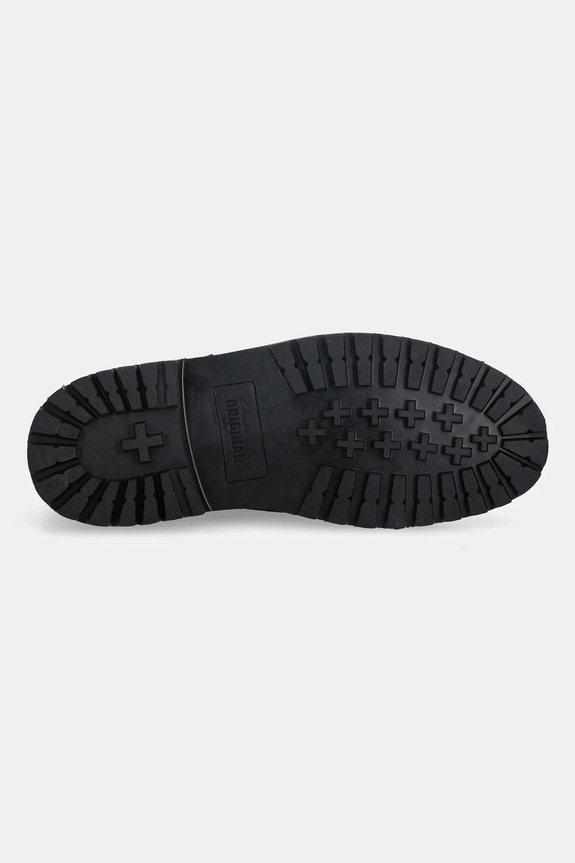 Clarks Originals suede shoes Desert Rock Lo 26180659 black