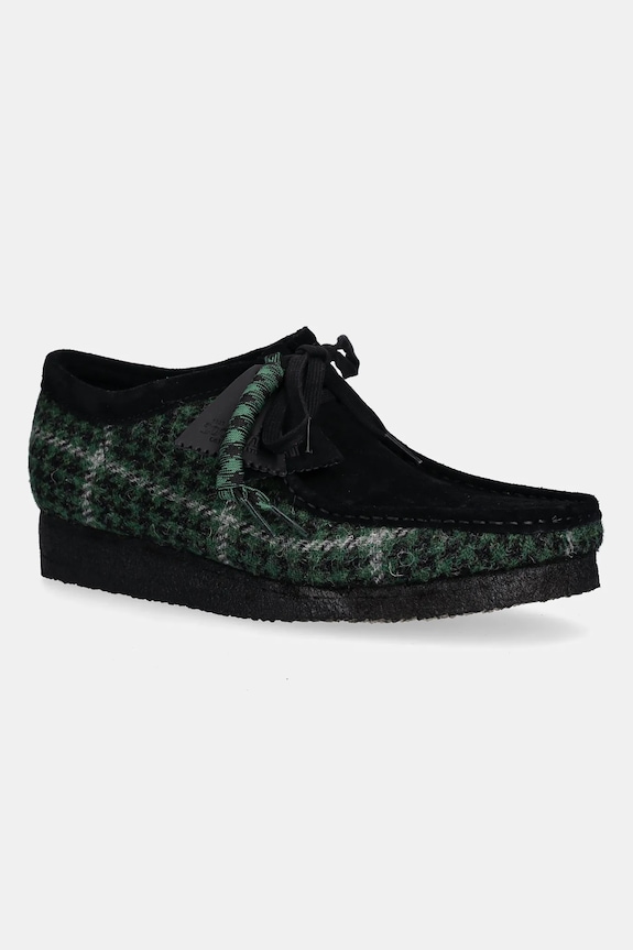 Clarks Originals półbuty Wallabee casual czarny 26182790