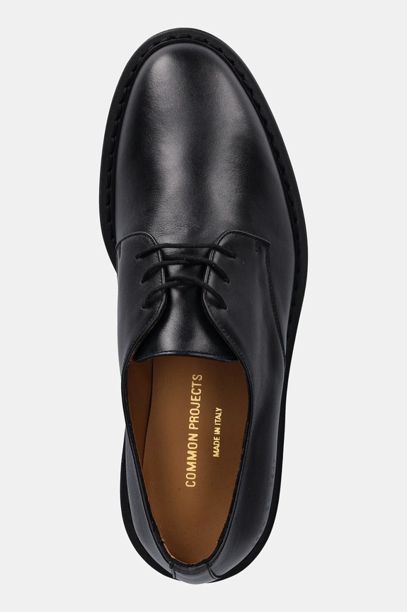 Common Projects półbuty skórzane Derby czarny 2524.7547