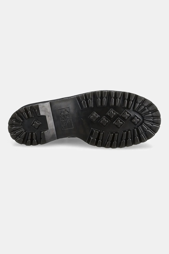 Rick Owens DRKSHDW leather hiking boots x Dr. Martens Quad Sole Steel Toe Boot DM02E6813.9001 black