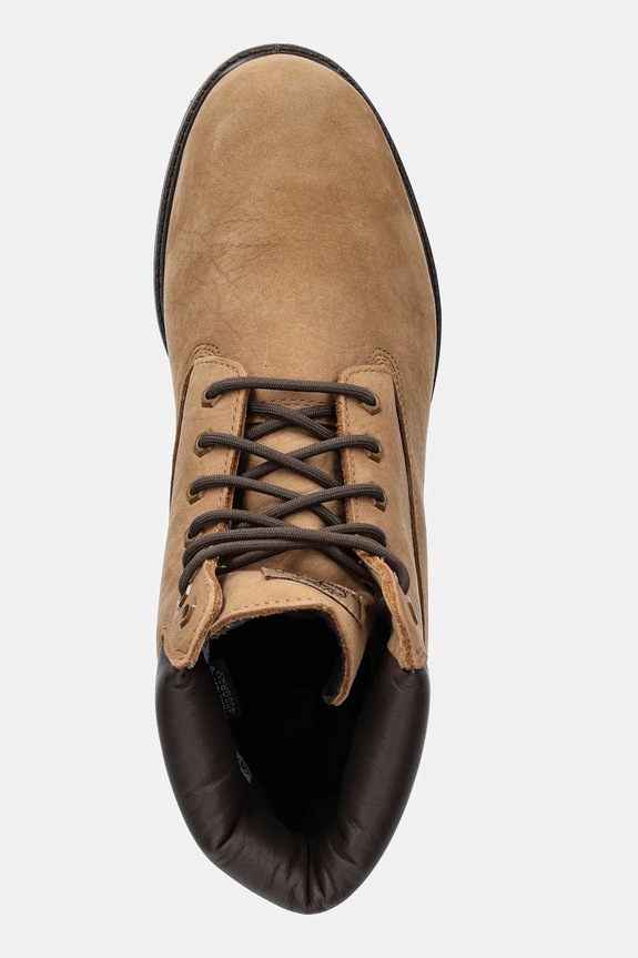 Высокие кожаные ботинки Timberland бежевый TB0A6G1RAFH1