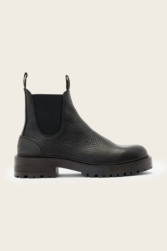 AllSaints ghete chelsea de piele Mccoy Chelsea Boot casual maro M044FD