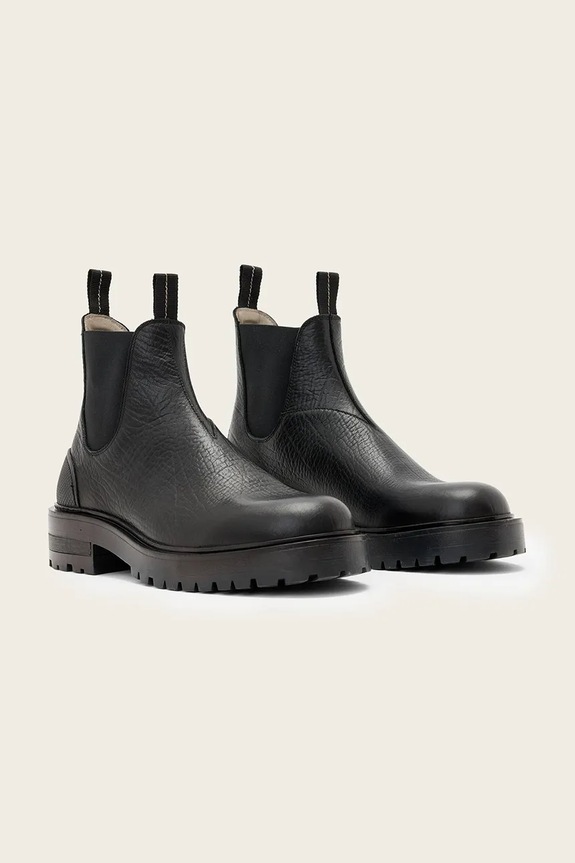 AllSaints ghete chelsea de piele Mccoy Chelsea Boot M044FD maro AW25