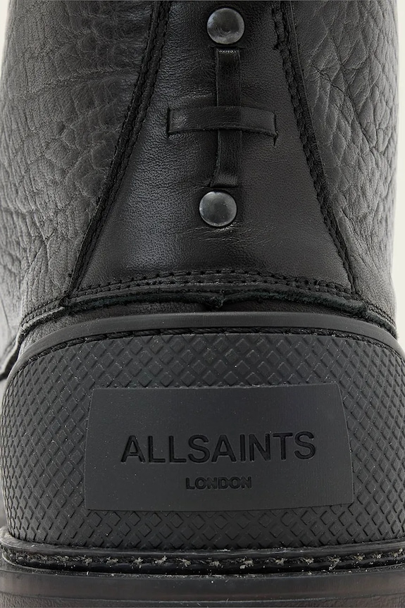 AllSaints bőr cipő Mccoy Hiking Boot fekete M041FD
