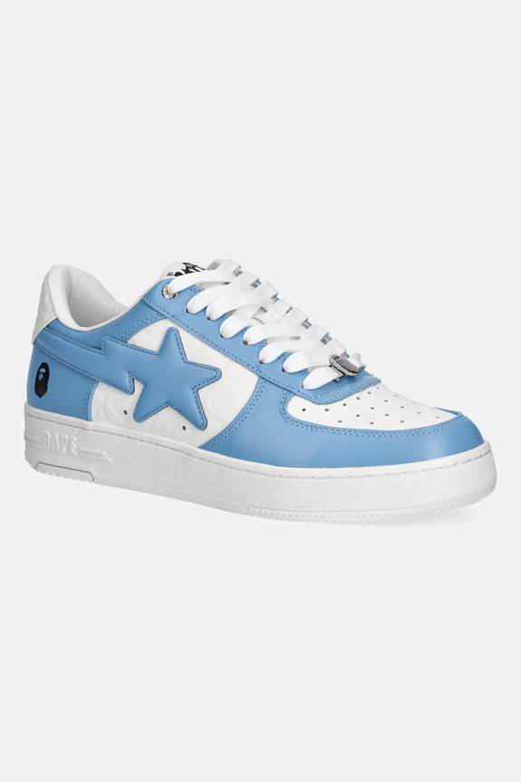 Kožené tenisky A Bathing Ape BAPE STA #3 iný modrá 1L30191305