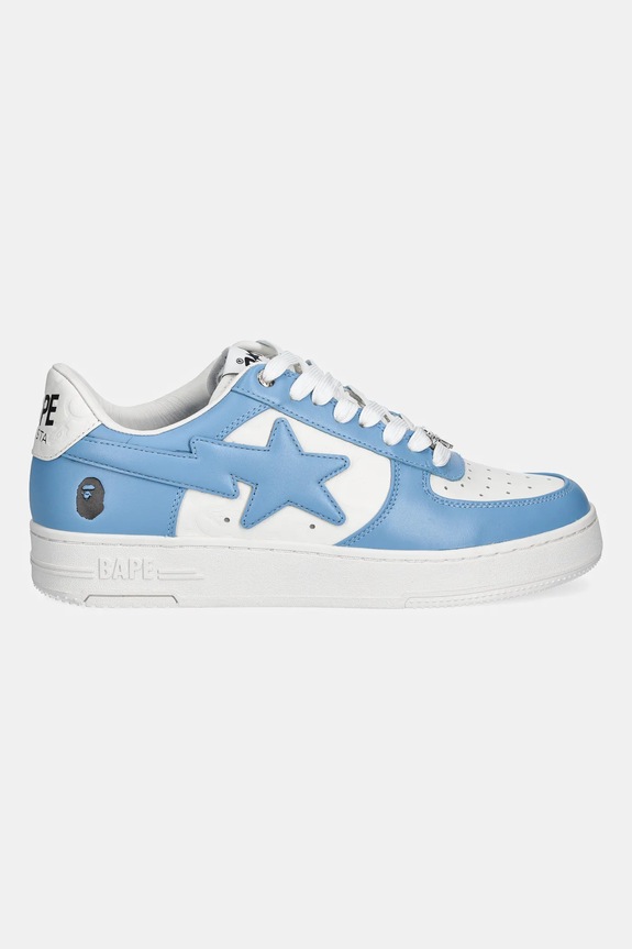 Kožené tenisky A Bathing Ape BAPE STA #3 1L30191305 modrá AW25
