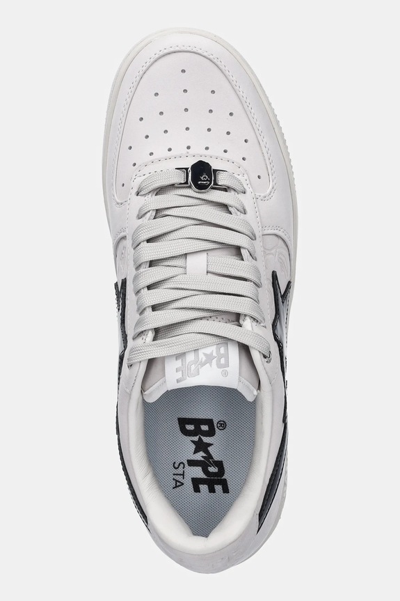 A Bathing Ape sneakersy skórzane BAPE STA #4 biały 1L30191310