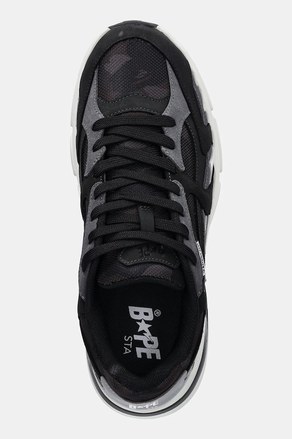 Δερμάτινα sneakers A Bathing Ape BAPE Shark STA #1 μαύρο 1L30191319