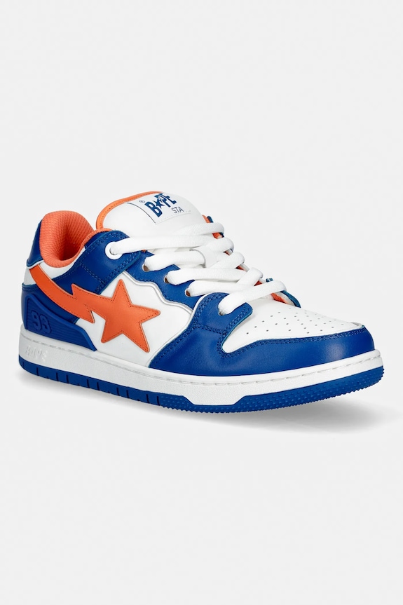 A Bathing Ape sneakersy skórzane NEW BAPE SK8 STA #1 niska niebieski 001FWL301311M