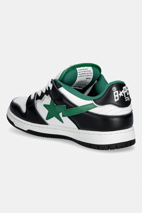 Обувь Кожаные кроссовки A Bathing Ape NEW BAPE SK8 STA #1 001FWL301311M чёрный