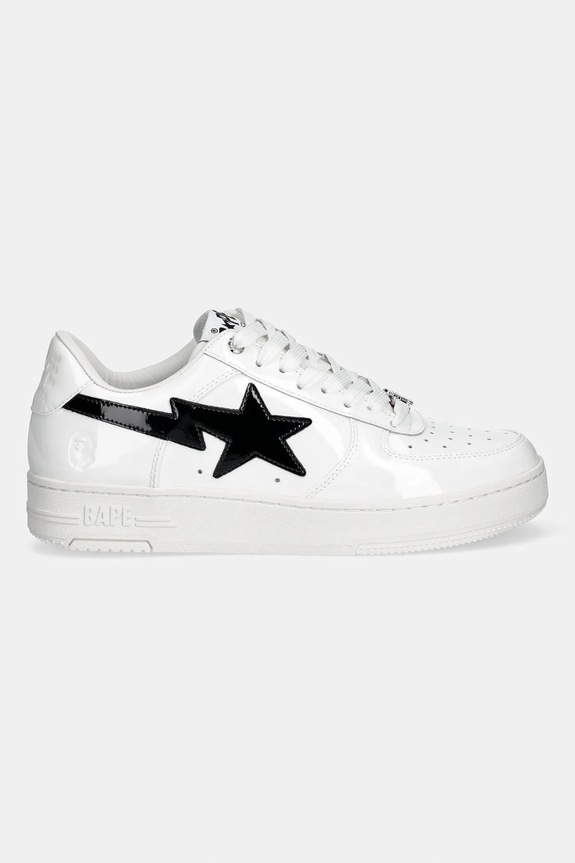 A Bathing Ape leather sneakers BAPE STA #1 001FWL801301M white AW25