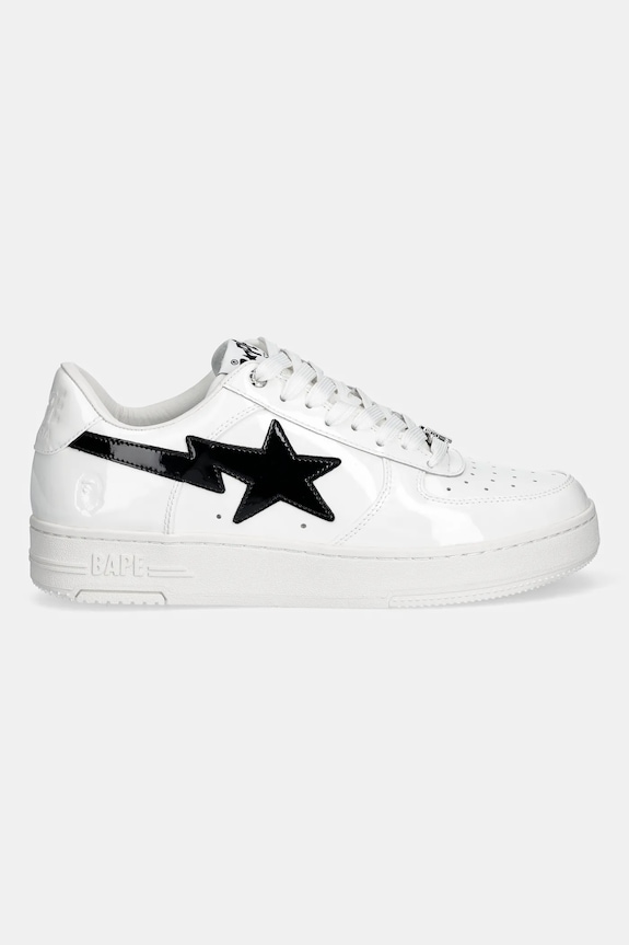 A Bathing Ape leather sneakers BAPE STA #1 001FWL801301M white AW25