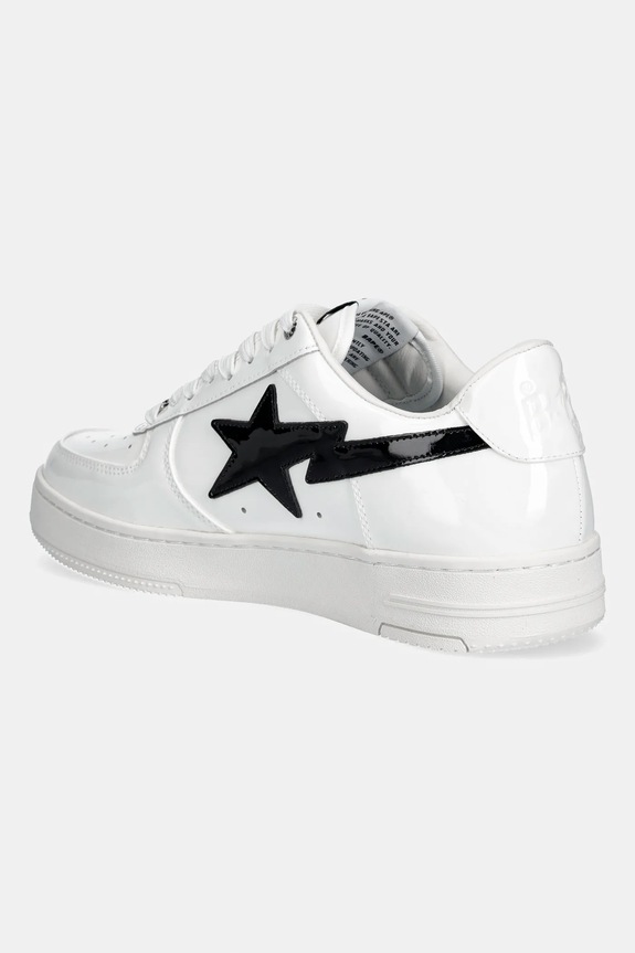 Shoes A Bathing Ape leather sneakers BAPE STA #1 001FWL801301M white
