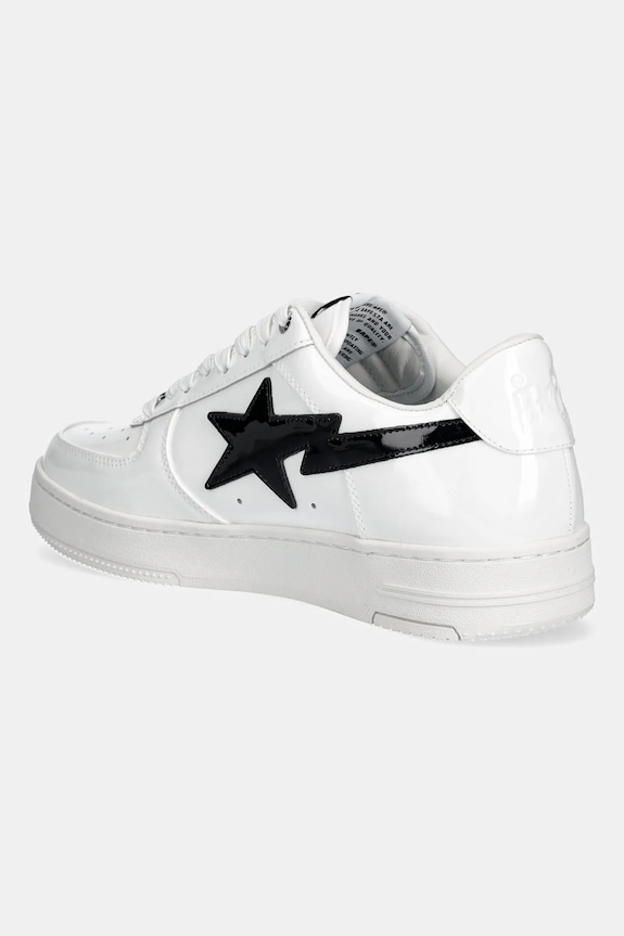 Shoes A Bathing Ape leather sneakers BAPE STA #1 001FWL801301M white