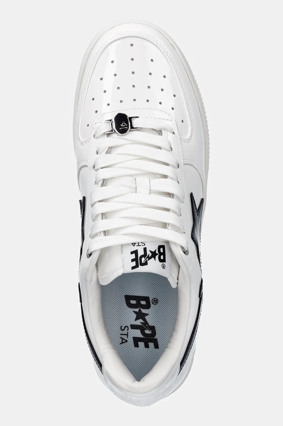 A Bathing Ape leather sneakers BAPE STA #1 white 001FWL801301M
