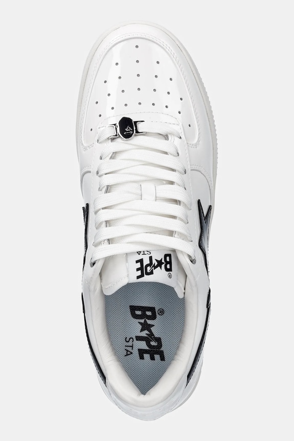 A Bathing Ape leather sneakers BAPE STA #1 white 001FWL801301M