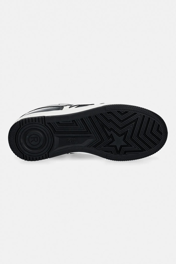 Кожаные кроссовки A Bathing Ape BAPE STA ICON #1 001FWL801305M чёрный