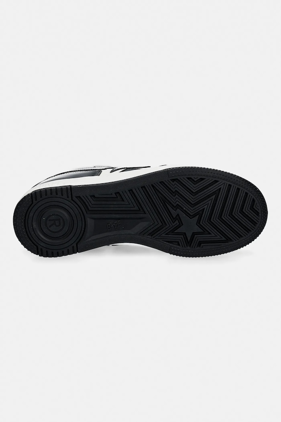 Кожаные кроссовки A Bathing Ape BAPE STA ICON #1 001FWL801305M чёрный