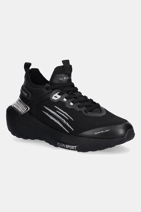 Tenisice PLEIN SPORT Stealth Runner Extra Light sintetički crna USC0733.STE003N.0291