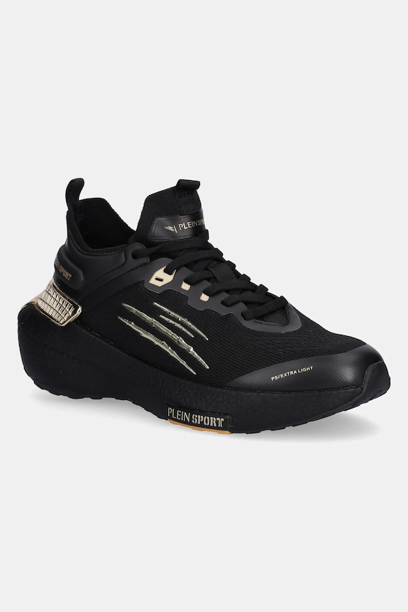 PLEIN SPORT sportcipő Stealth Runner Extra Light textil fekete USC0733.STE003N.0293
