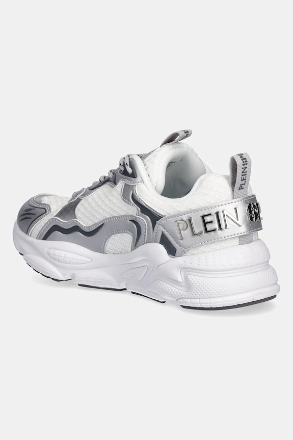 Obuv Tenisky PLEIN SPORT Track-King Chrome USC0843.STE003N.0170 biela
