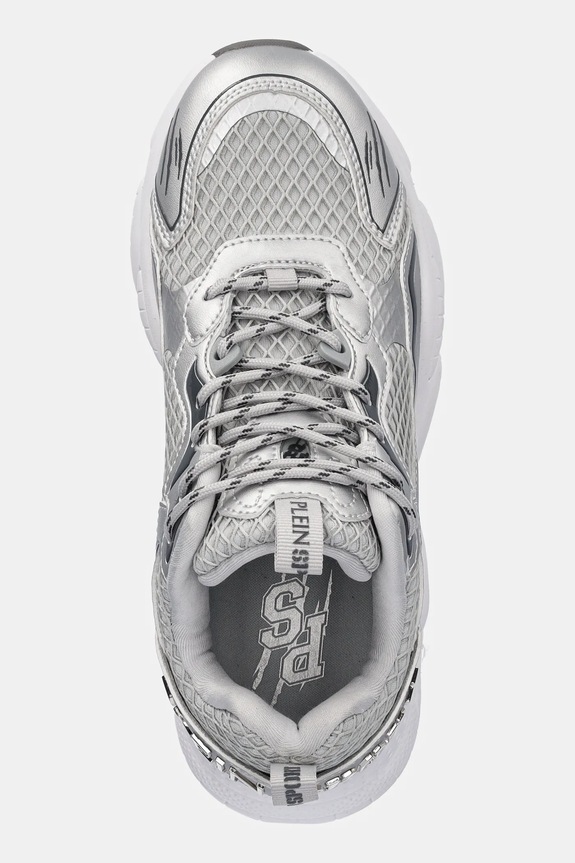 Tenisky PLEIN SPORT Track-King Chrome strieborná USC0843.STE003N.70