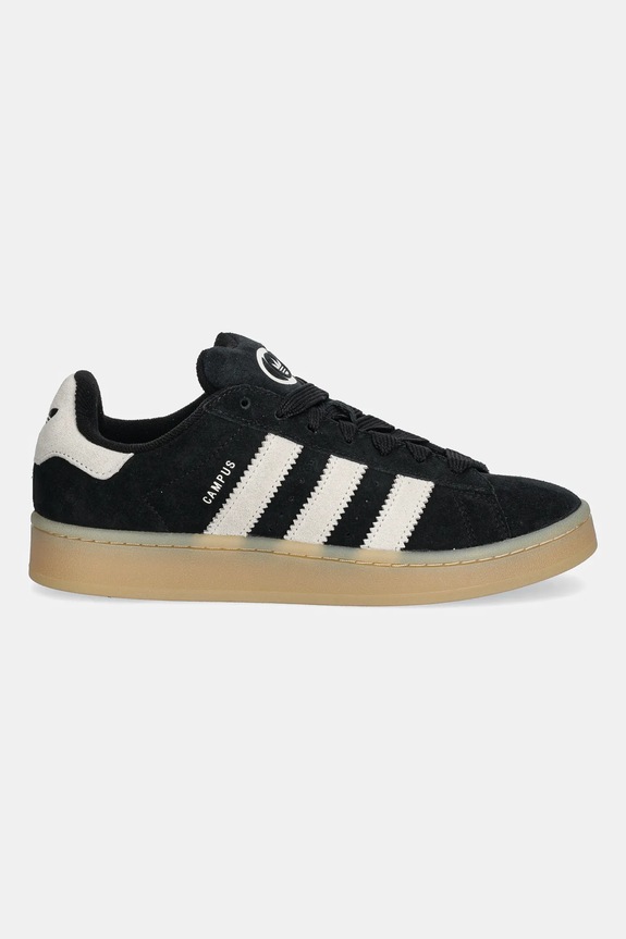 Semišové tenisky adidas Originals Campus 00S JQ8354 černá AW25
