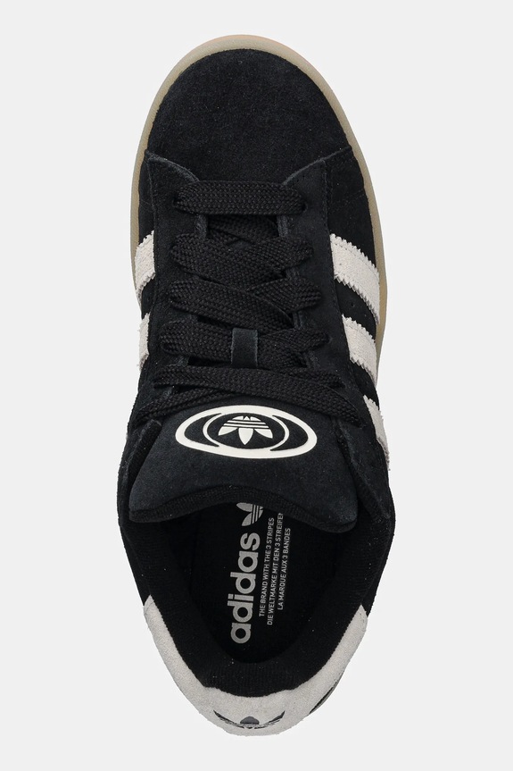 Semišové tenisky adidas Originals Campus 00S černá JQ8354