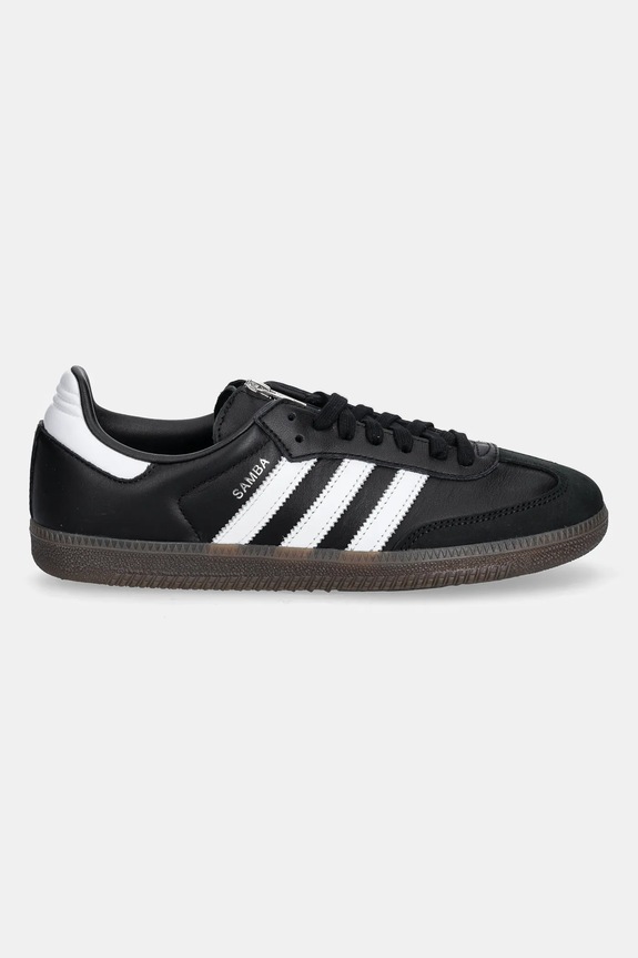 adidas Originals leather sneakers Samba OG JQ8835 black AW25