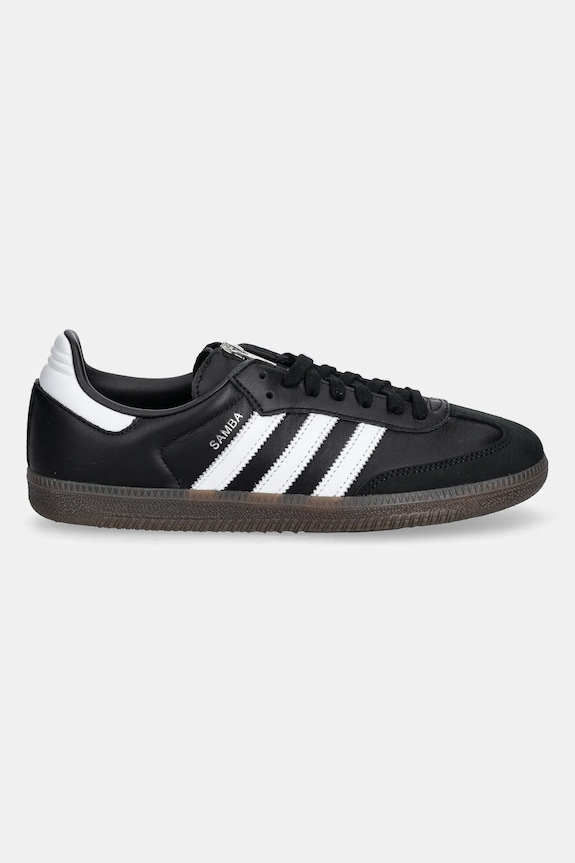 adidas Originals leather sneakers Samba OG JQ8835 black AW25