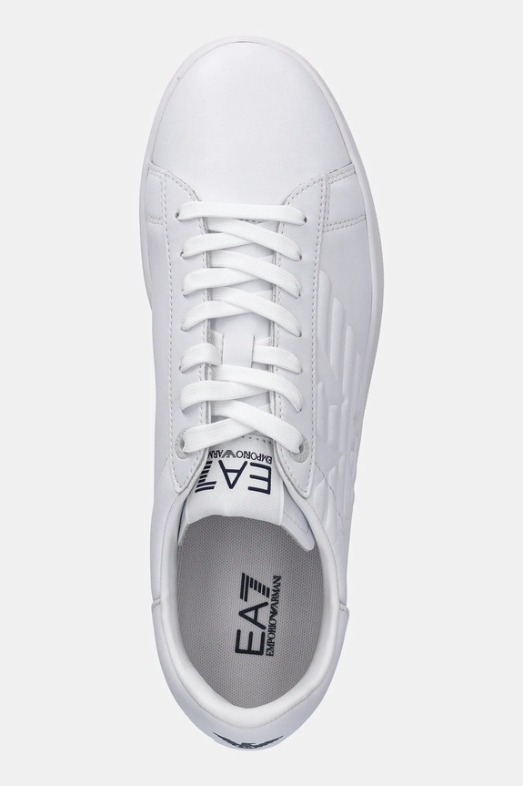 Кожаные кроссовки EA7 Emporio Armani белый AF10848.7X000331