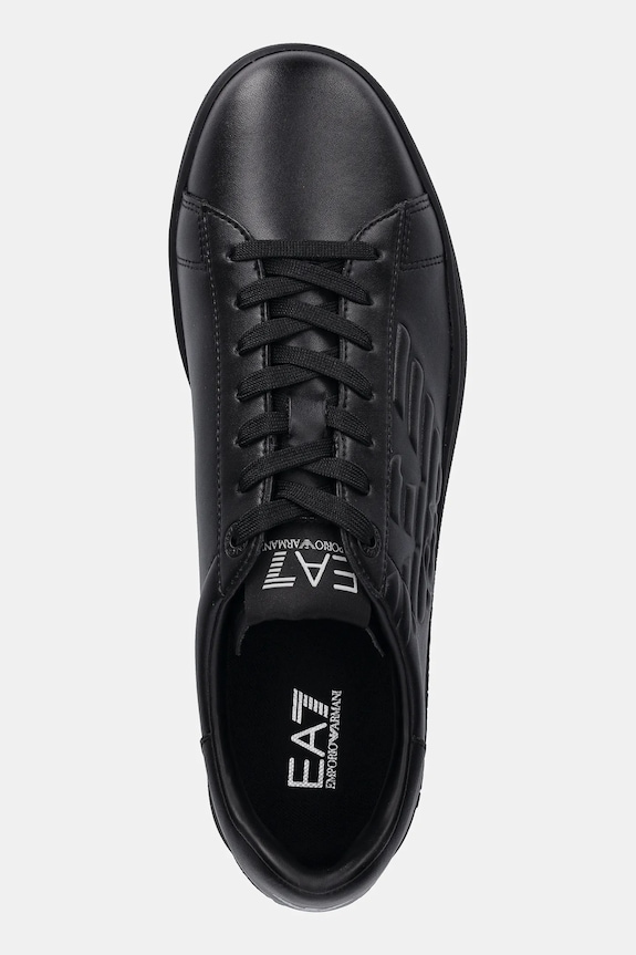 Kožené tenisky EA7 Emporio Armani čierna AF10848.7X000331