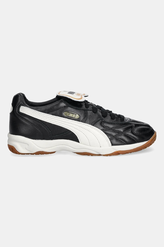 Δερμάτινα sneakers Puma King Indoor 401683 μαύρο SS26