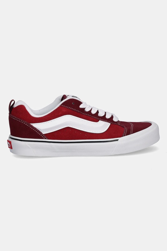 Vans velúr teniszcipő Knu Skool VN000D22BRD1 burgundia AW25