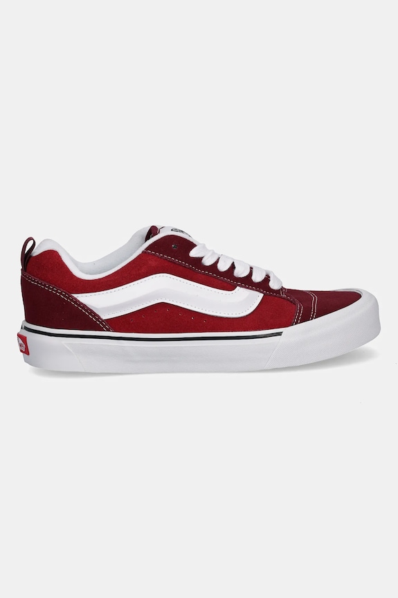 Vans velúr teniszcipő Knu Skool VN000D22BRD1 burgundia AW25