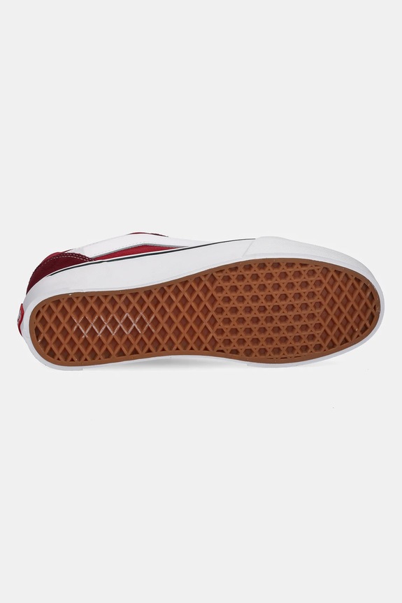 Vans velúr teniszcipő Knu Skool VN000D22BRD1 burgundia