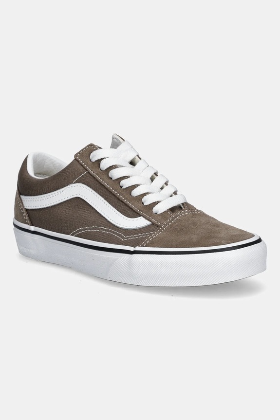 Πάνινα παπούτσια Vans Old Skool φλατ καφέ VN000D7Z1NU1
