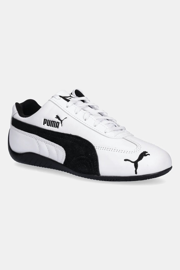 Puma sneakers in pelle Speedcat LTHR pelle fiore bianco 403175
